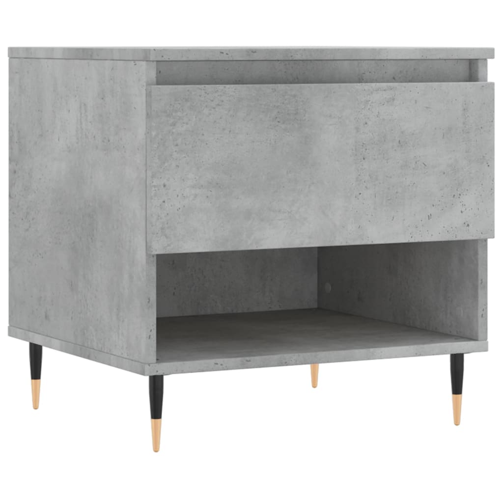 Salontafels 2 st 50x46x50 cm bewerkt hout betongrijs is nu te koop bij PeponiXL, paradijselijk wonen!
