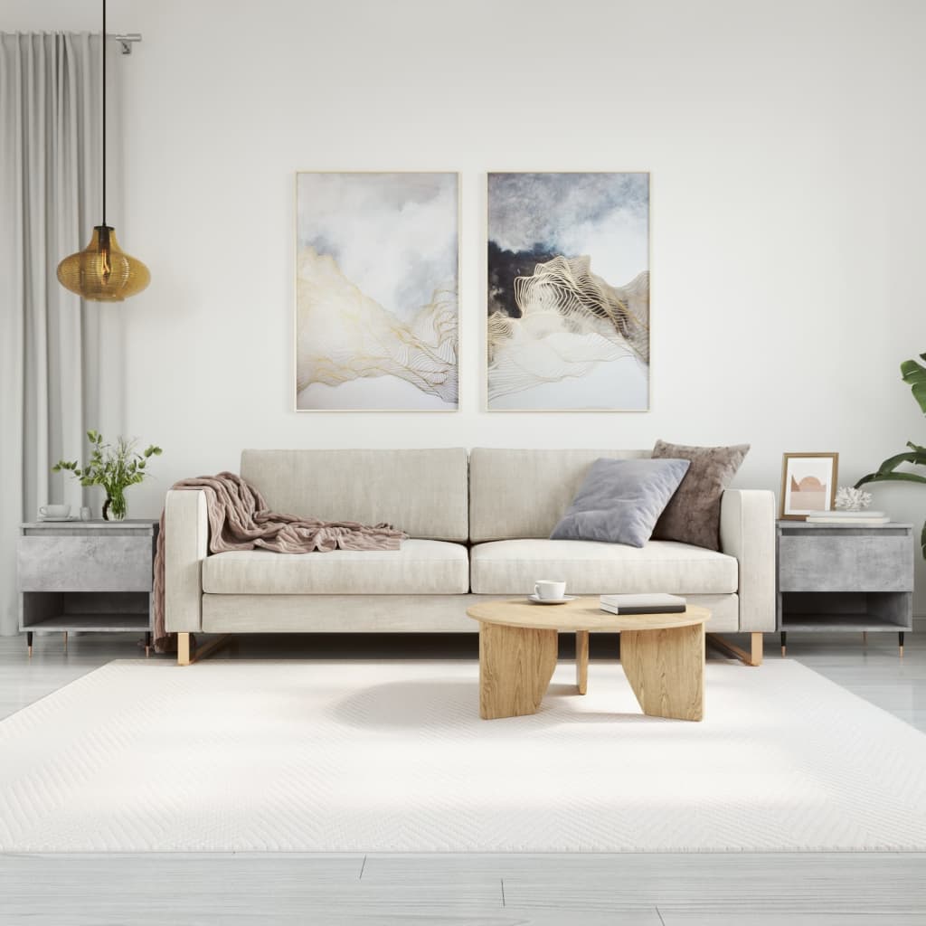 Salontafels 2 st 50x46x50 cm bewerkt hout betongrijs is nu te koop bij PeponiXL, paradijselijk wonen!