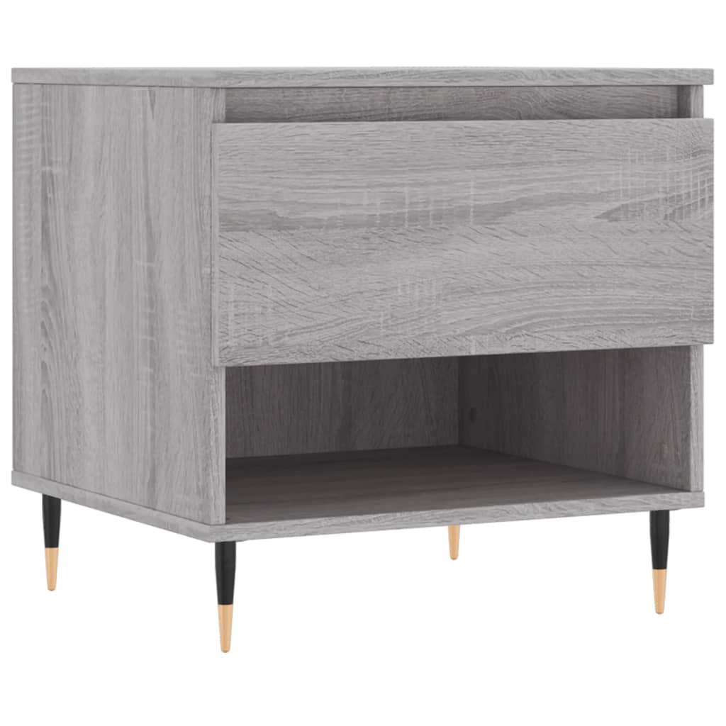 Salontafels 2 st 50x46x50 cm bewerkt hout grijs sonoma eiken is nu te koop bij PeponiXL, paradijselijk wonen!