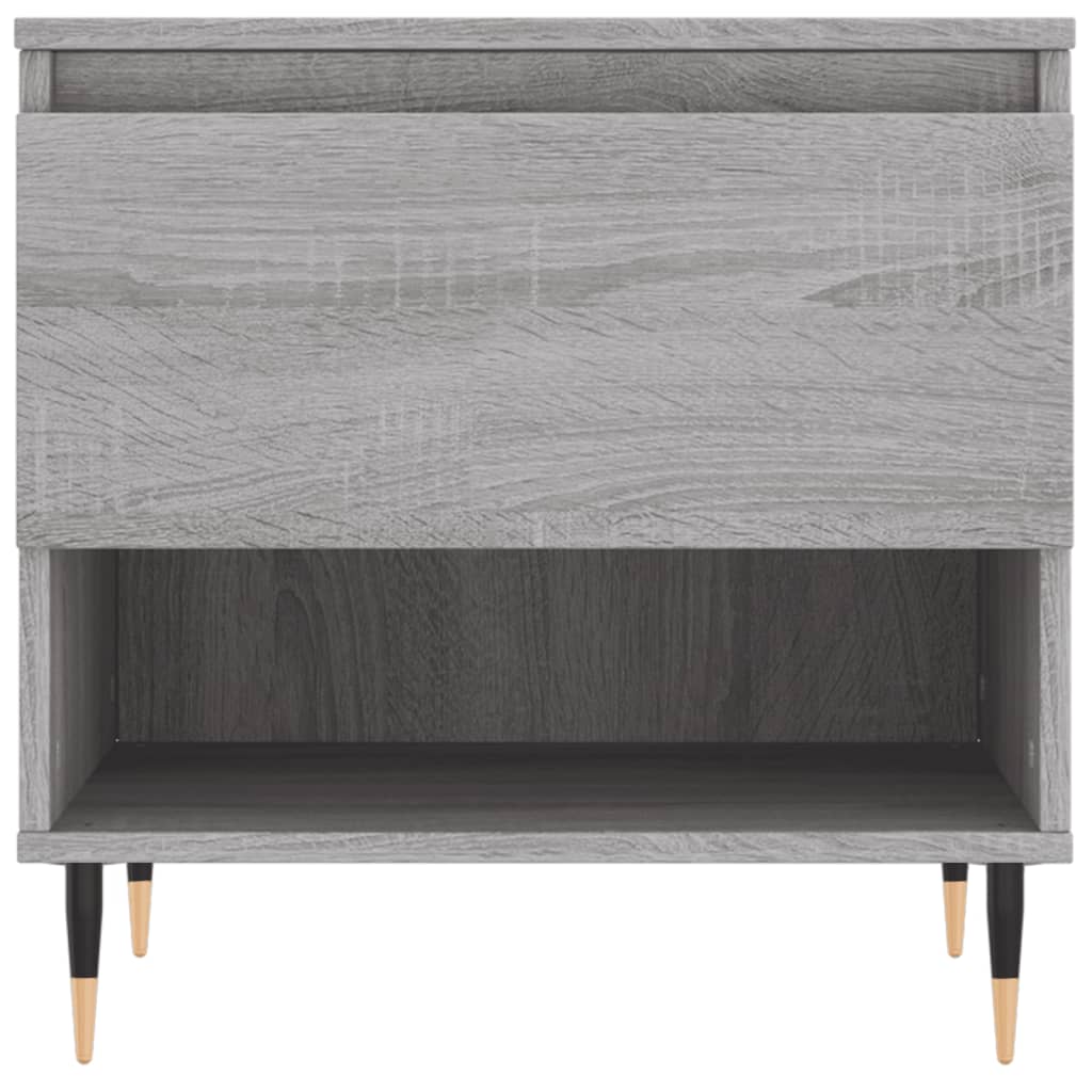 Salontafels 2 st 50x46x50 cm bewerkt hout grijs sonoma eiken is nu te koop bij PeponiXL, paradijselijk wonen!