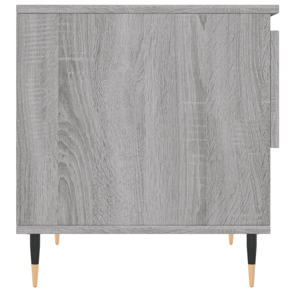 Salontafels 2 st 50x46x50 cm bewerkt hout grijs sonoma eiken is nu te koop bij PeponiXL, paradijselijk wonen!