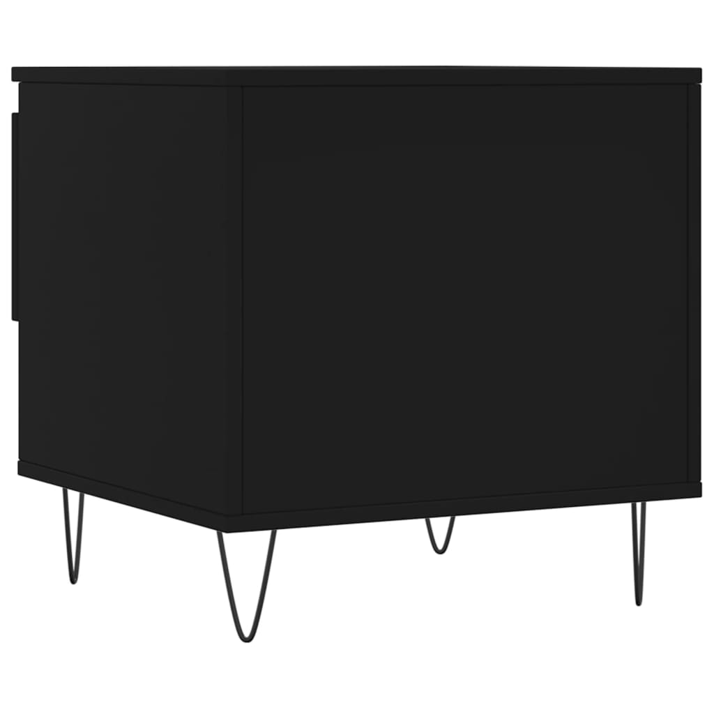 Salontafels 2 st 50x46x50 cm bewerkt hout zwart is nu te koop bij PeponiXL, paradijselijk wonen!