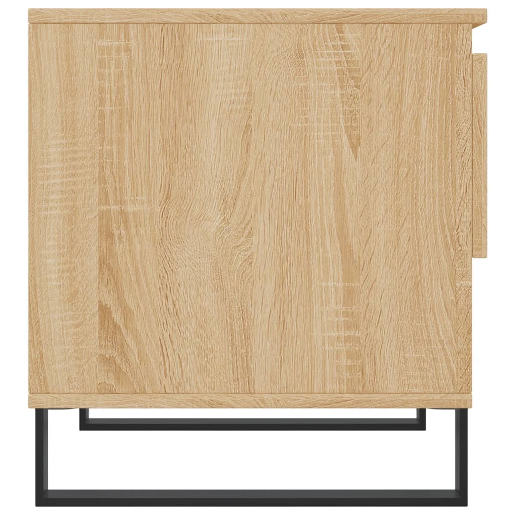 Salontafels 2 st 50x46x50 cm bewerkt hout sonoma eikenkleurig is nu te koop bij PeponiXL, paradijselijk wonen!