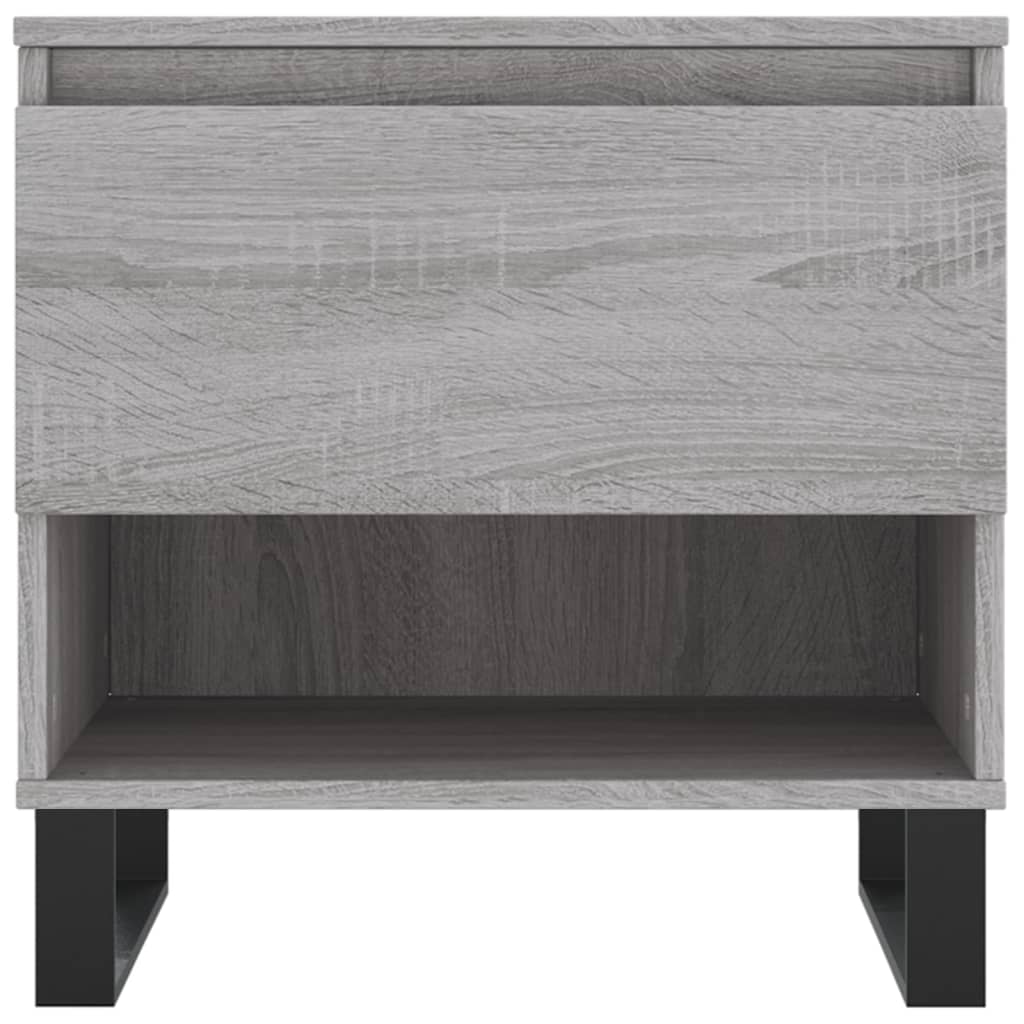 Salontafels 2 st 50x46x50 cm bewerkt hout grijs sonoma eiken is nu te koop bij PeponiXL, paradijselijk wonen!