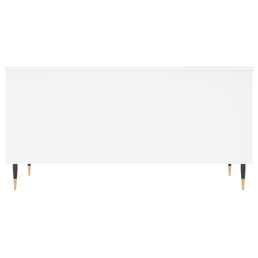Salontafel 90x44,5x45 cm bewerkt hout wit is nu te koop bij PeponiXL, paradijselijk wonen!