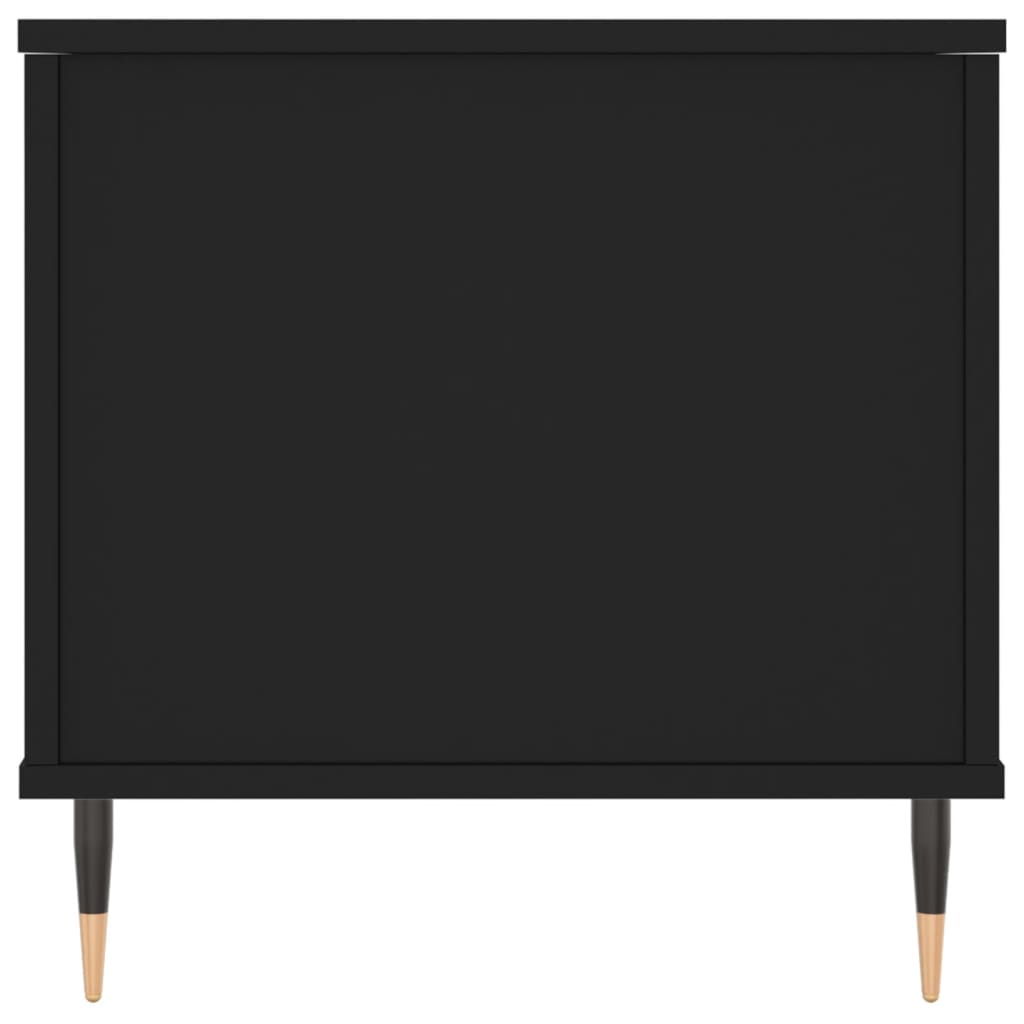 Salontafel 90x44,5x45 cm bewerkt hout zwart is nu te koop bij PeponiXL, paradijselijk wonen!