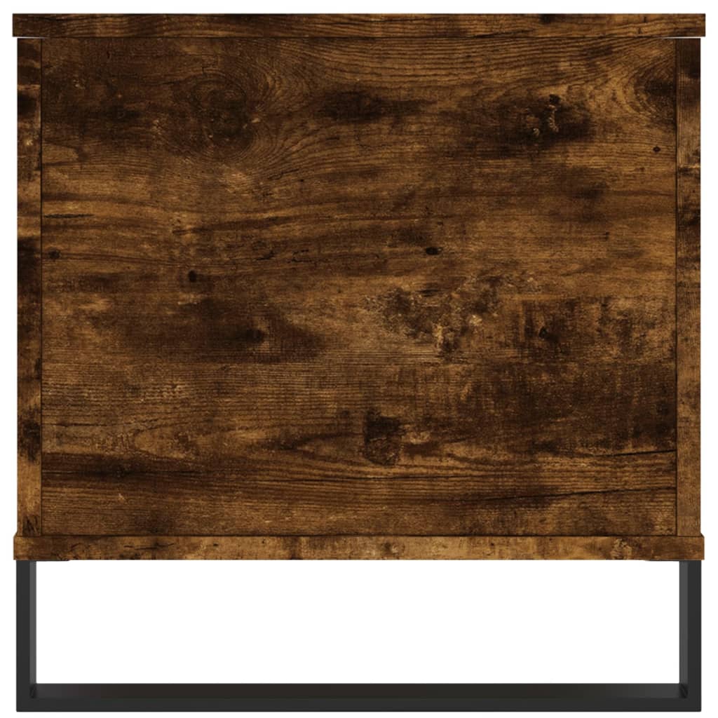 Salontafel 90x44,5x45 cm bewerkt hout gerookt eikenkleurig is nu te koop bij PeponiXL, paradijselijk wonen!