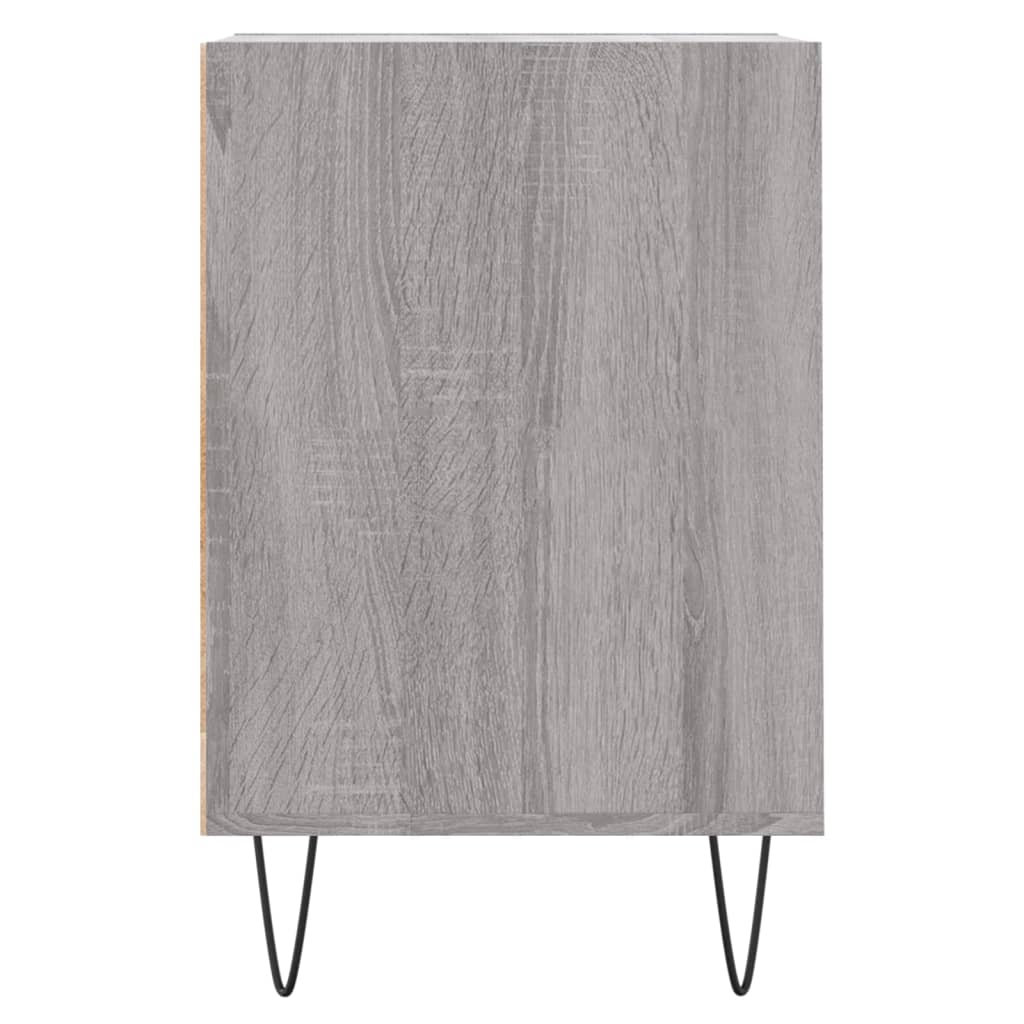 Tv-meubel 100x35x55 cm bewerkt hout grijs sonoma eikenkleurig is nu te koop bij PeponiXL, paradijselijk wonen!