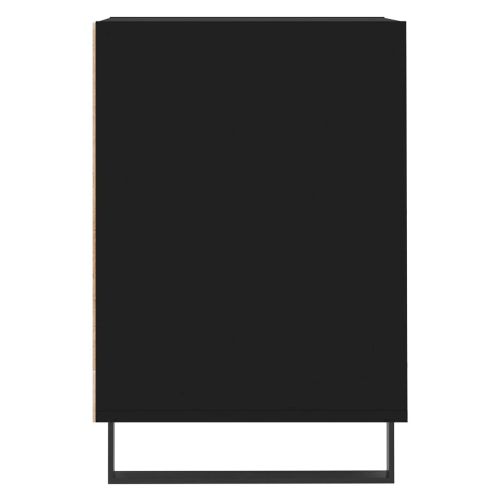 Tv-meubel 100x35x55 cm bewerkt hout zwart is nu te koop bij PeponiXL, paradijselijk wonen!