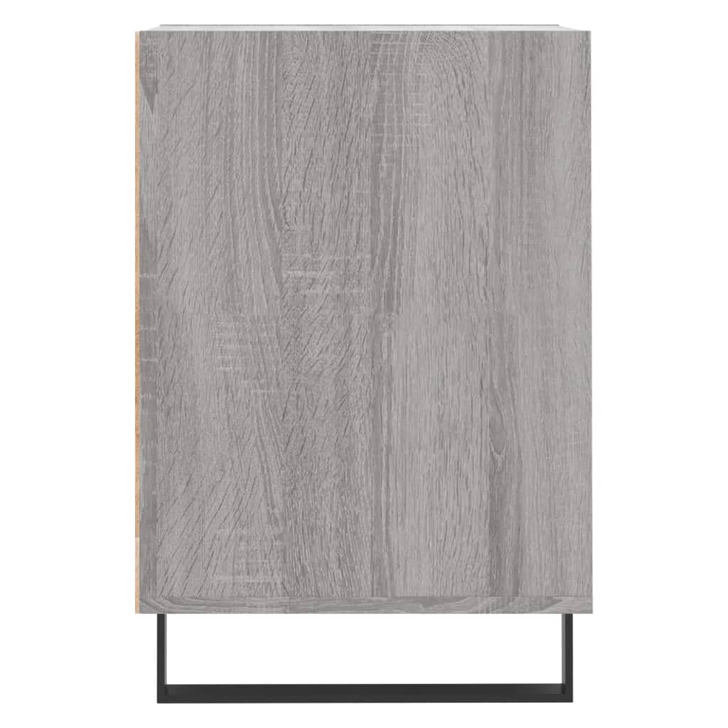 Tv-meubel 100x35x55 cm bewerkt hout grijs sonoma eikenkleurig is nu te koop bij PeponiXL, paradijselijk wonen!