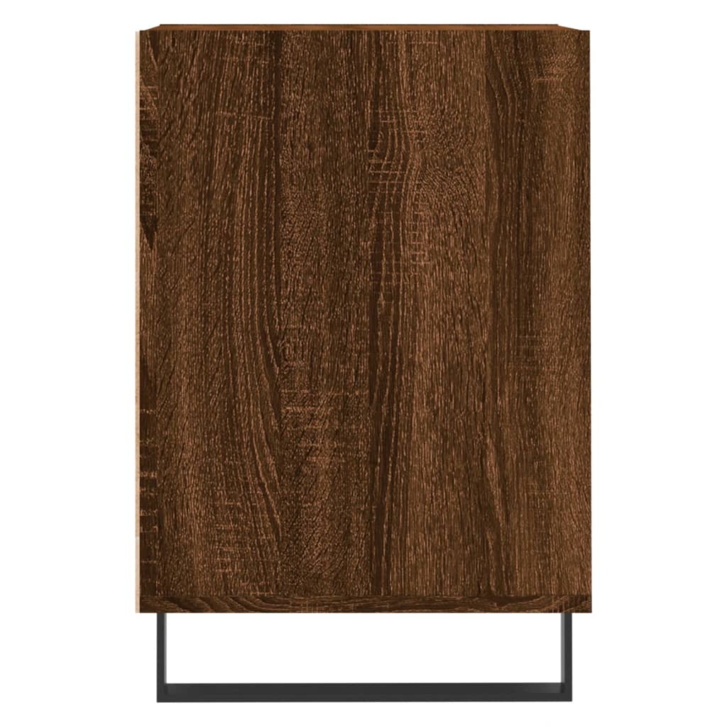 Tv-meubel 100x35x55 cm bewerkt hout bruin eikenkleur is nu te koop bij PeponiXL, paradijselijk wonen!