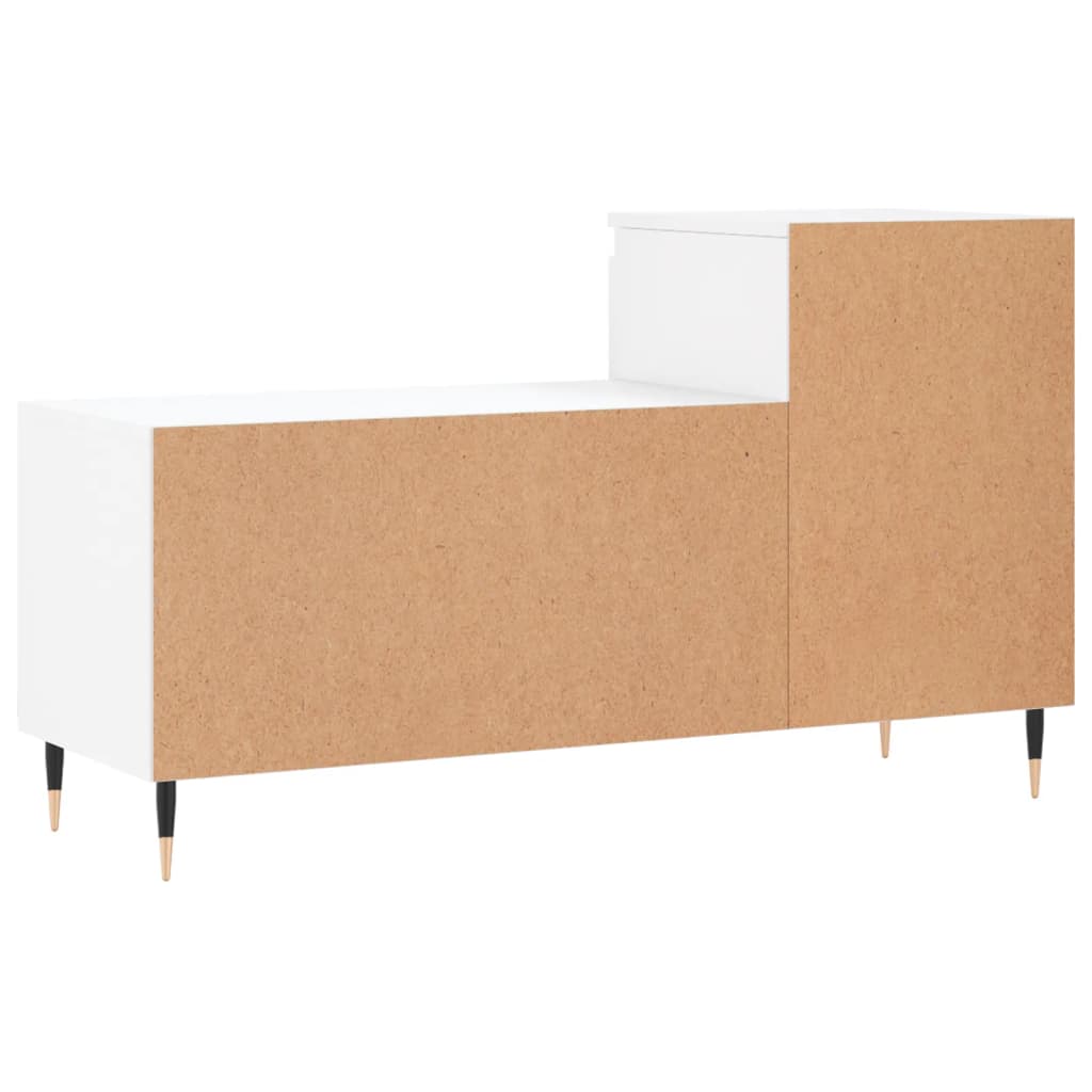 Schoenenkast 102x36x60 cm bewerkt hout wit is nu te koop bij PeponiXL, paradijselijk wonen!