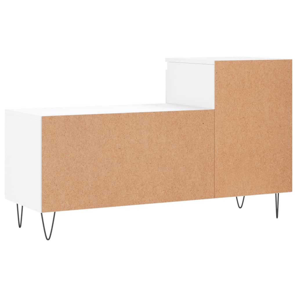 Schoenenkast 102x36x60 cm bewerkt hout wit is nu te koop bij PeponiXL, paradijselijk wonen!