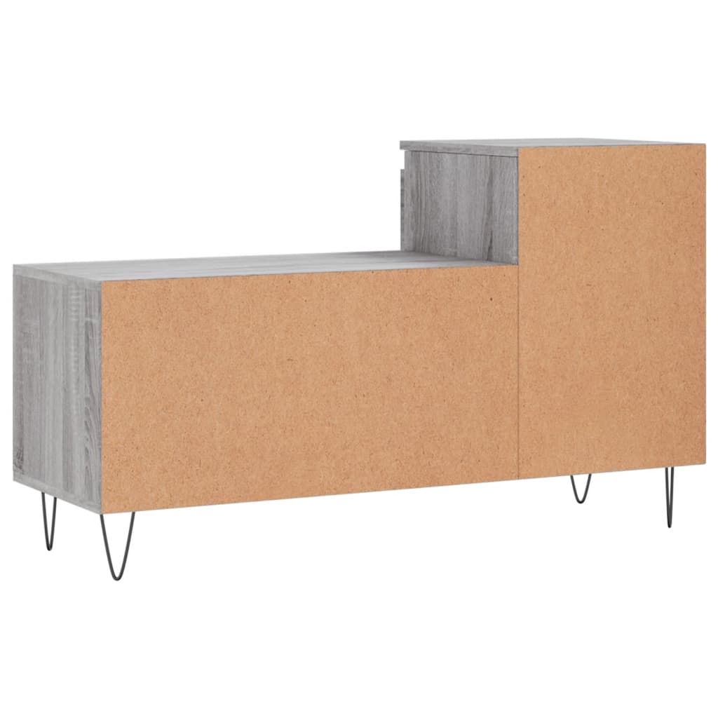 Schoenenkast 102x36x60 cm bewerkt hout sonoma grijs is nu te koop bij PeponiXL, paradijselijk wonen!