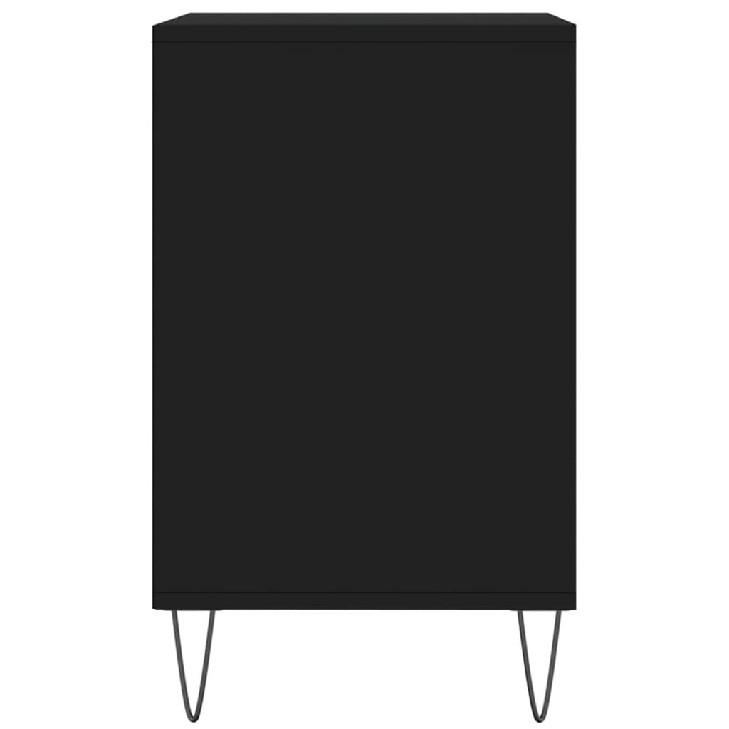 Schoenenkast 102x36x60 cm bewerkt hout zwart is nu te koop bij PeponiXL, paradijselijk wonen!