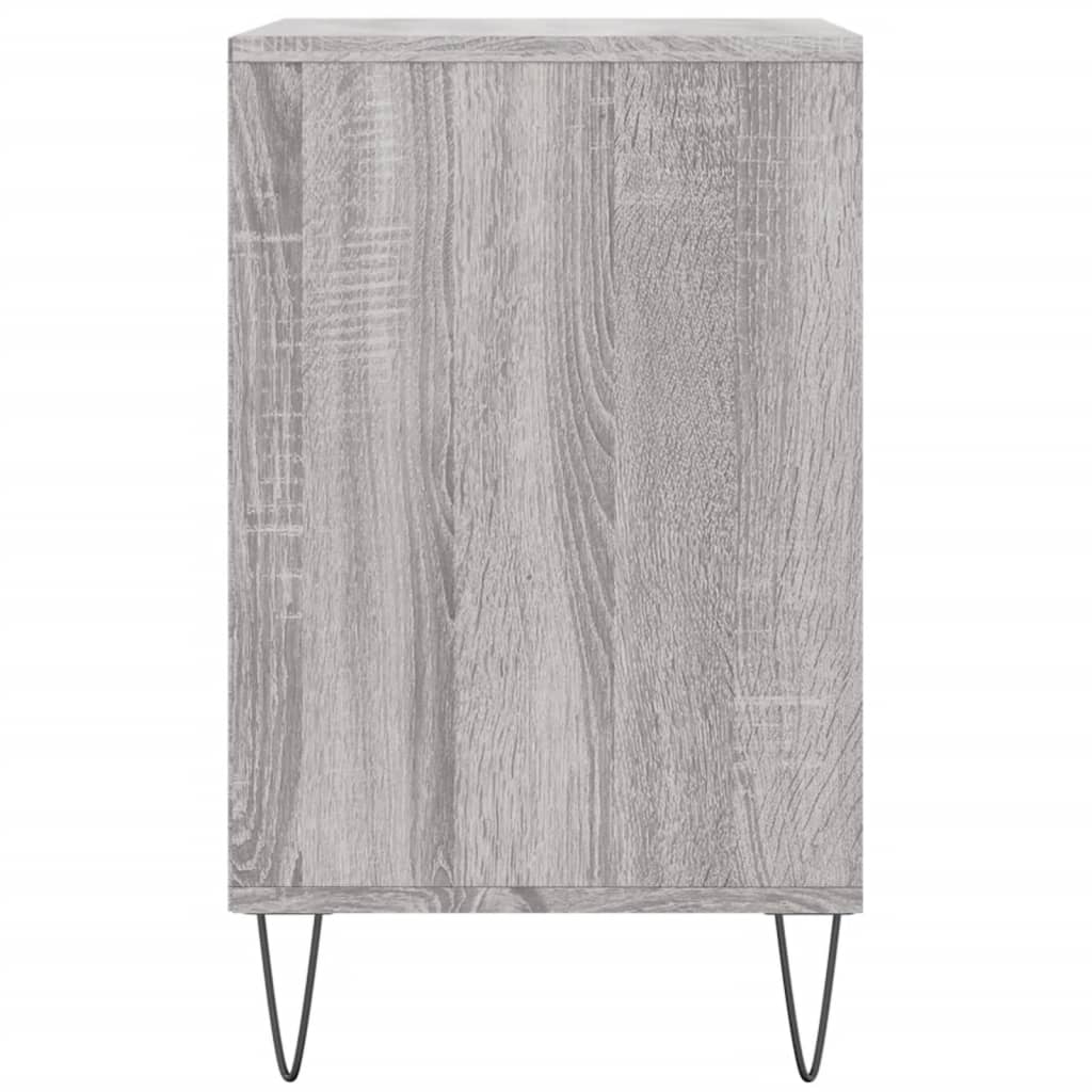 Schoenenkast 102x36x60 cm bewerkt hout sonoma grijs is nu te koop bij PeponiXL, paradijselijk wonen!