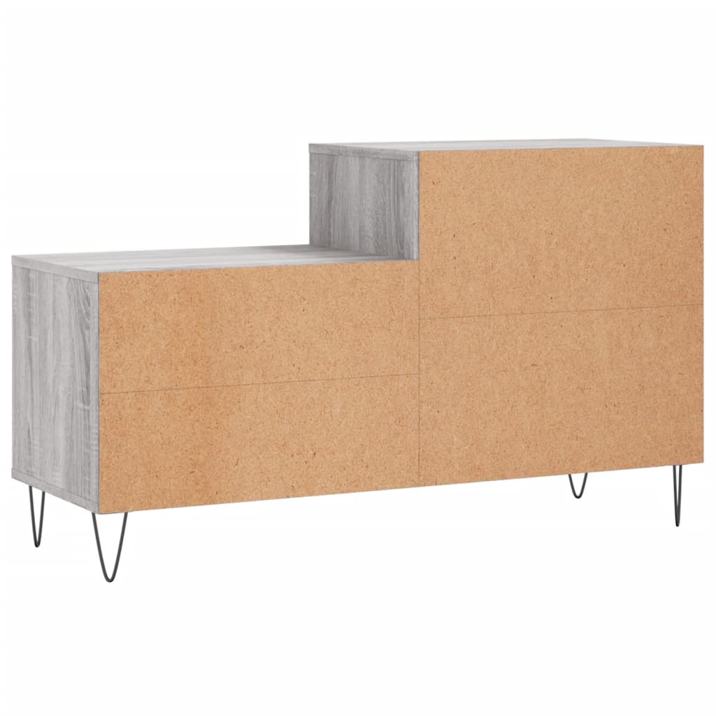 Schoenenkast 102x36x60 cm bewerkt hout sonoma grijs is nu te koop bij PeponiXL, paradijselijk wonen!