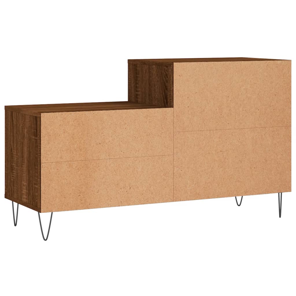 Schoenenkast 102x36x60 cm bewerkt hout bruin eikenkleur is nu te koop bij PeponiXL, paradijselijk wonen!