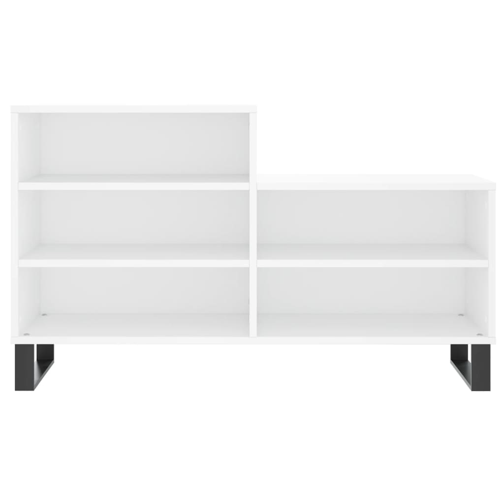 Schoenenkast 102x36x60 cm bewerkt hout wit is nu te koop bij PeponiXL, paradijselijk wonen!
