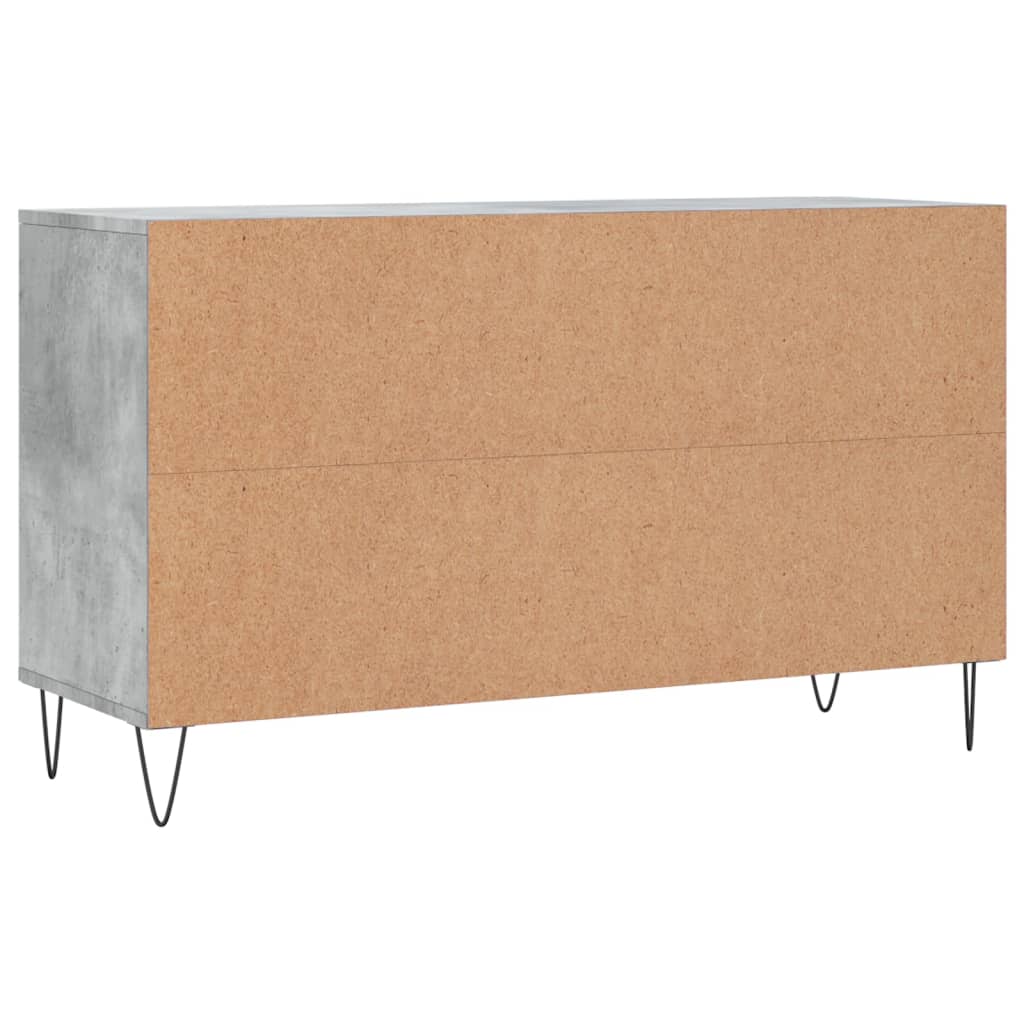 Schoenenkast 102x36x60 cm bewerkt hout betongrijs is nu te koop bij PeponiXL, paradijselijk wonen!