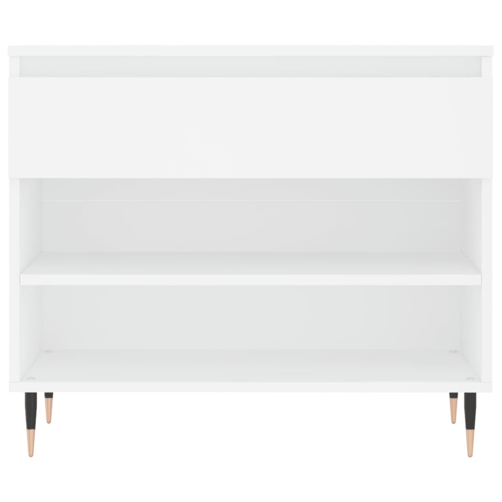 Schoenenkast 70x36x60 cm bewerkt hout wit is nu te koop bij PeponiXL, paradijselijk wonen!