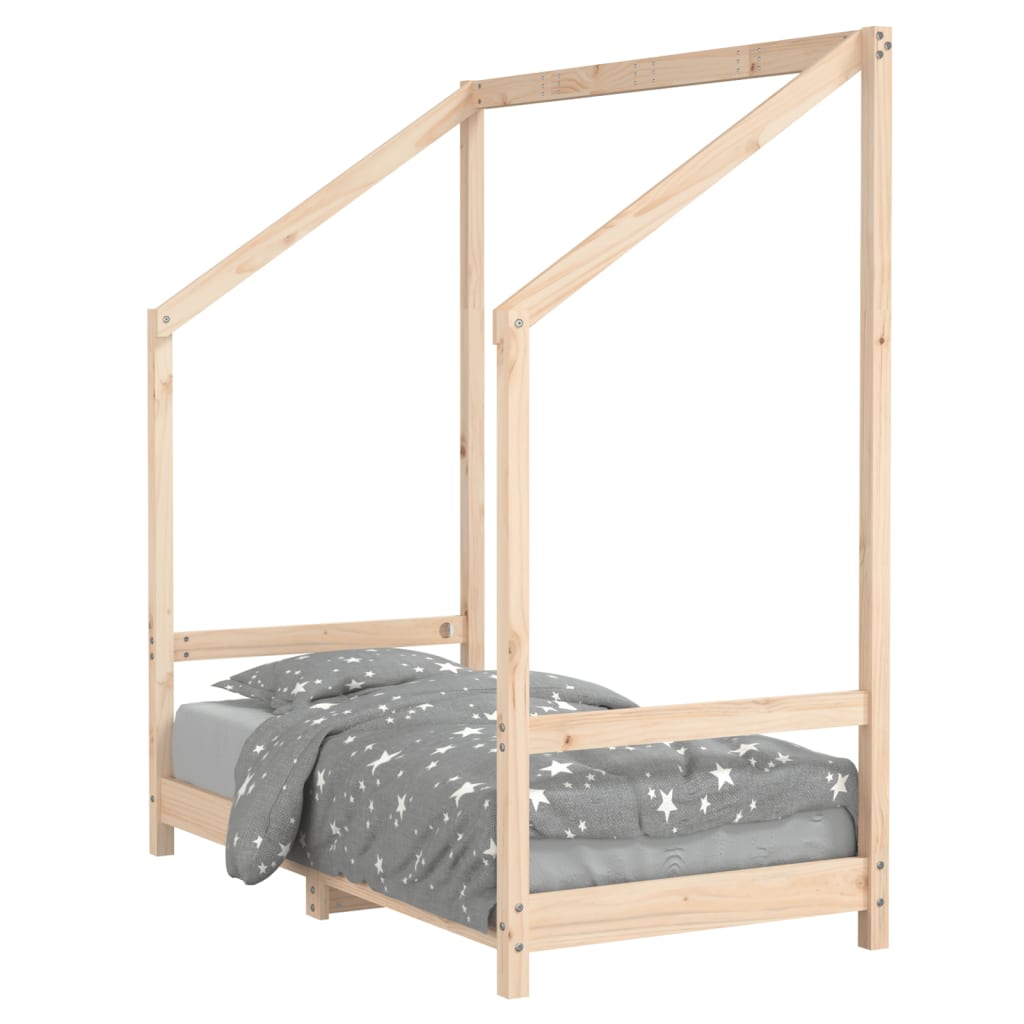 Kinderbedframe 70x140 cm massief grenenhout is nu te koop bij PeponiXL, paradijselijk wonen!