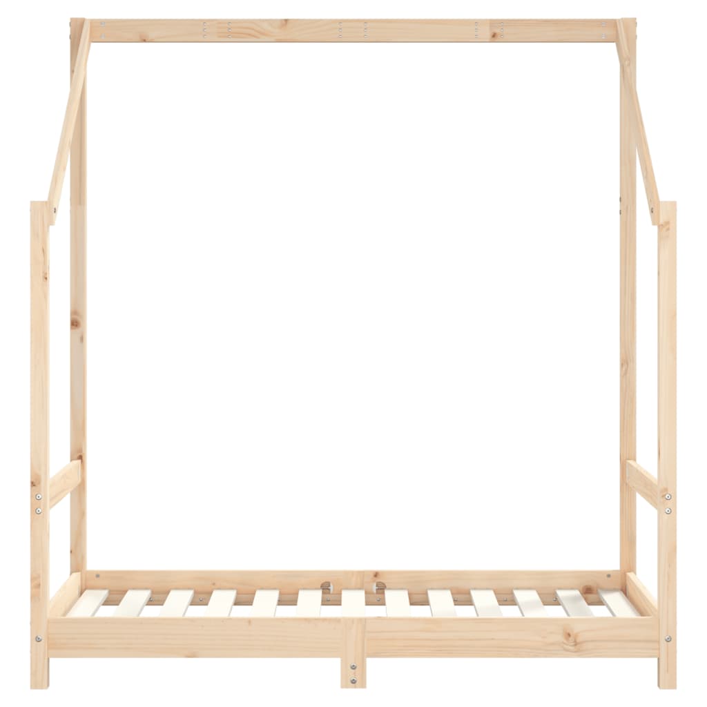 Kinderbedframe 70x140 cm massief grenenhout is nu te koop bij PeponiXL, paradijselijk wonen!