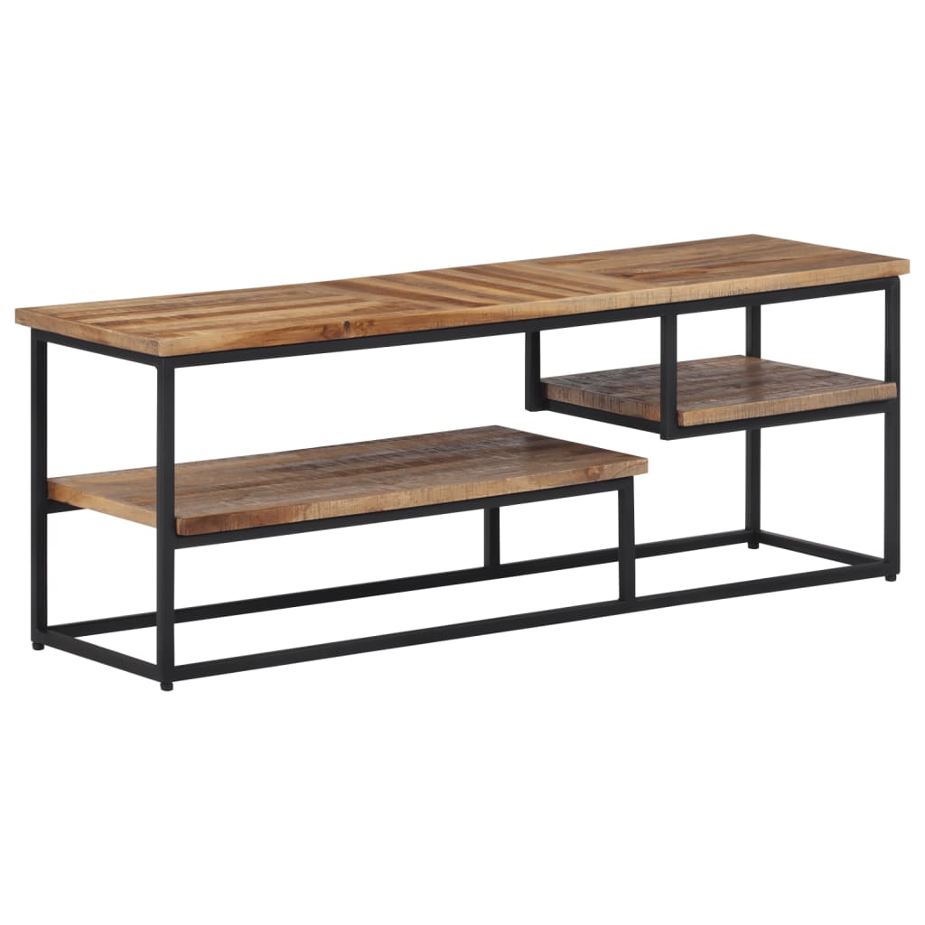 Tv-meubel 110x30x39 cm massief gerecycled teakhout is nu te koop bij PeponiXL, paradijselijk wonen!