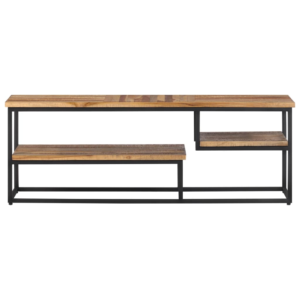 Tv-meubel 110x30x39 cm massief gerecycled teakhout is nu te koop bij PeponiXL, paradijselijk wonen!