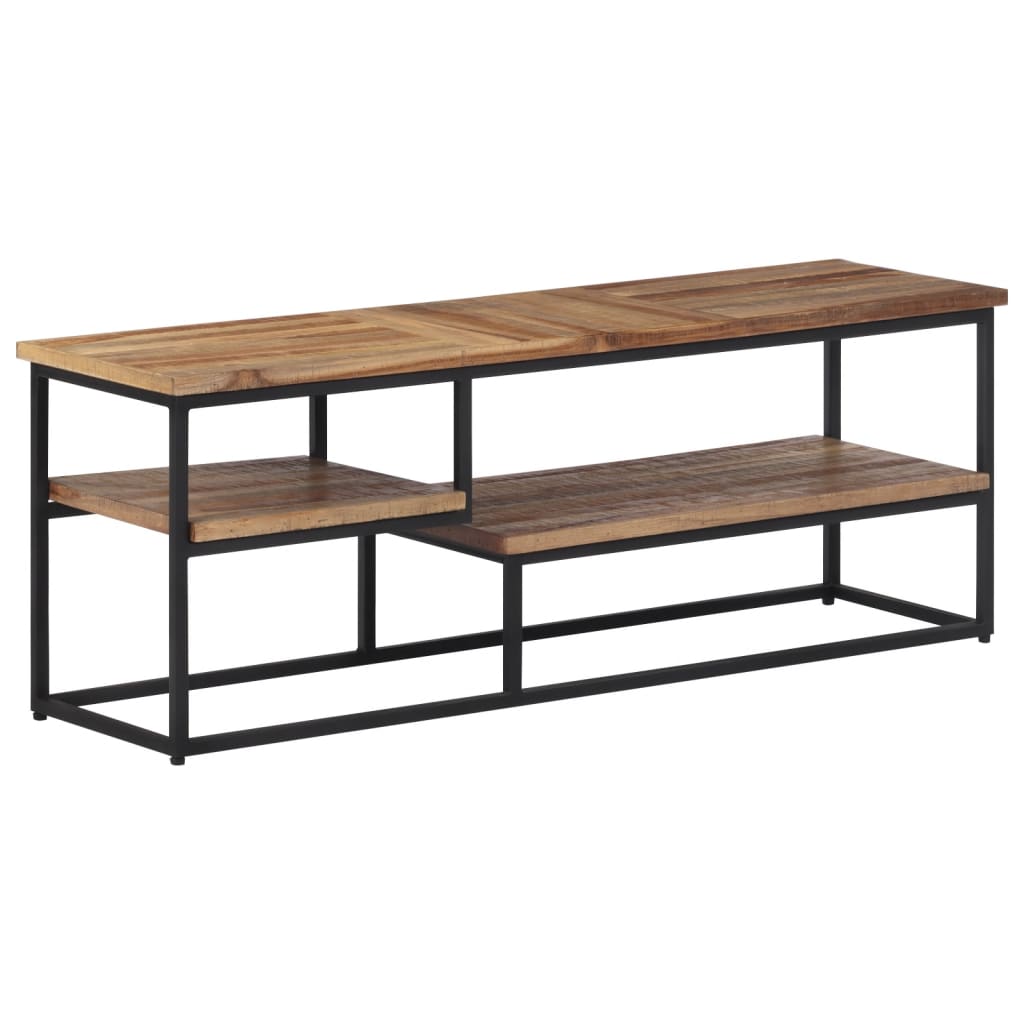 Tv-meubel 110x30x39 cm massief gerecycled teakhout is nu te koop bij PeponiXL, paradijselijk wonen!