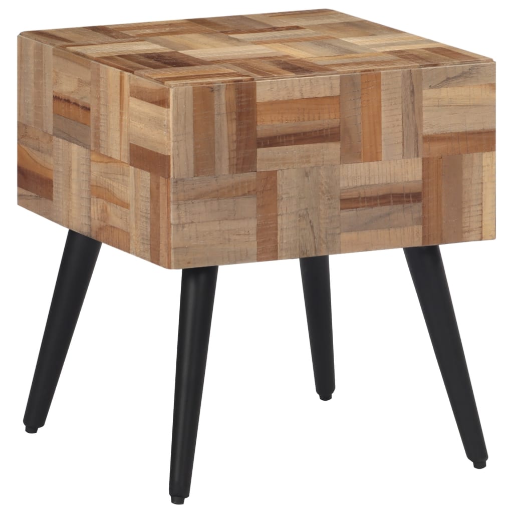 Bijzettafel 40x40x45 cm massief gerecycled teakhout is nu te koop bij PeponiXL, paradijselijk wonen!