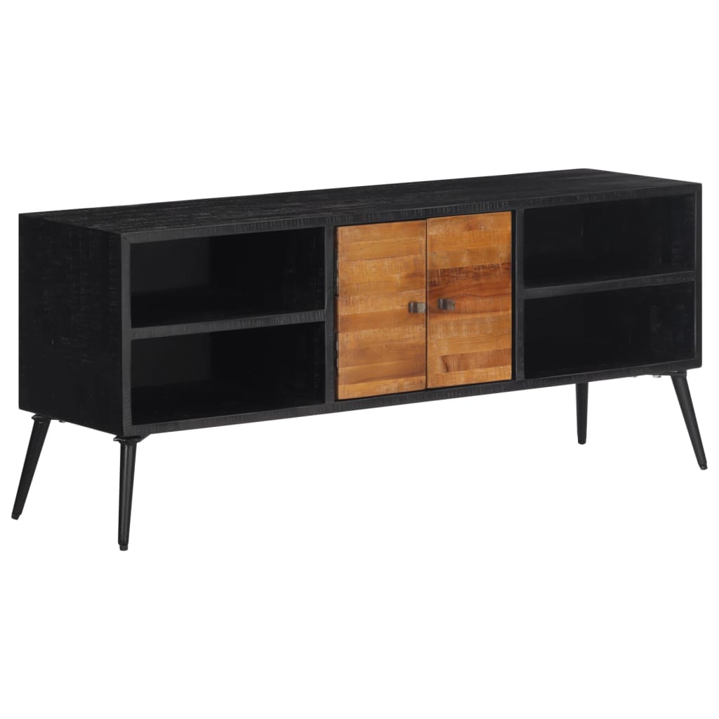 Tv-meubel 112x31x45 cm massief gerecycled teakhout is nu te koop bij PeponiXL, paradijselijk wonen!