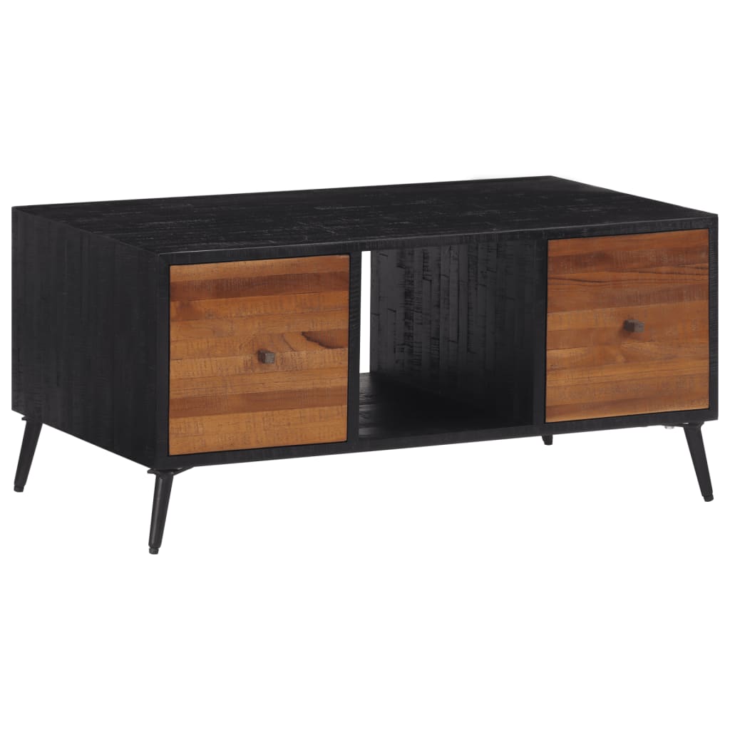 Salontafel 90x50x41 cm massief gerecycled teakhout is nu te koop bij PeponiXL, paradijselijk wonen!