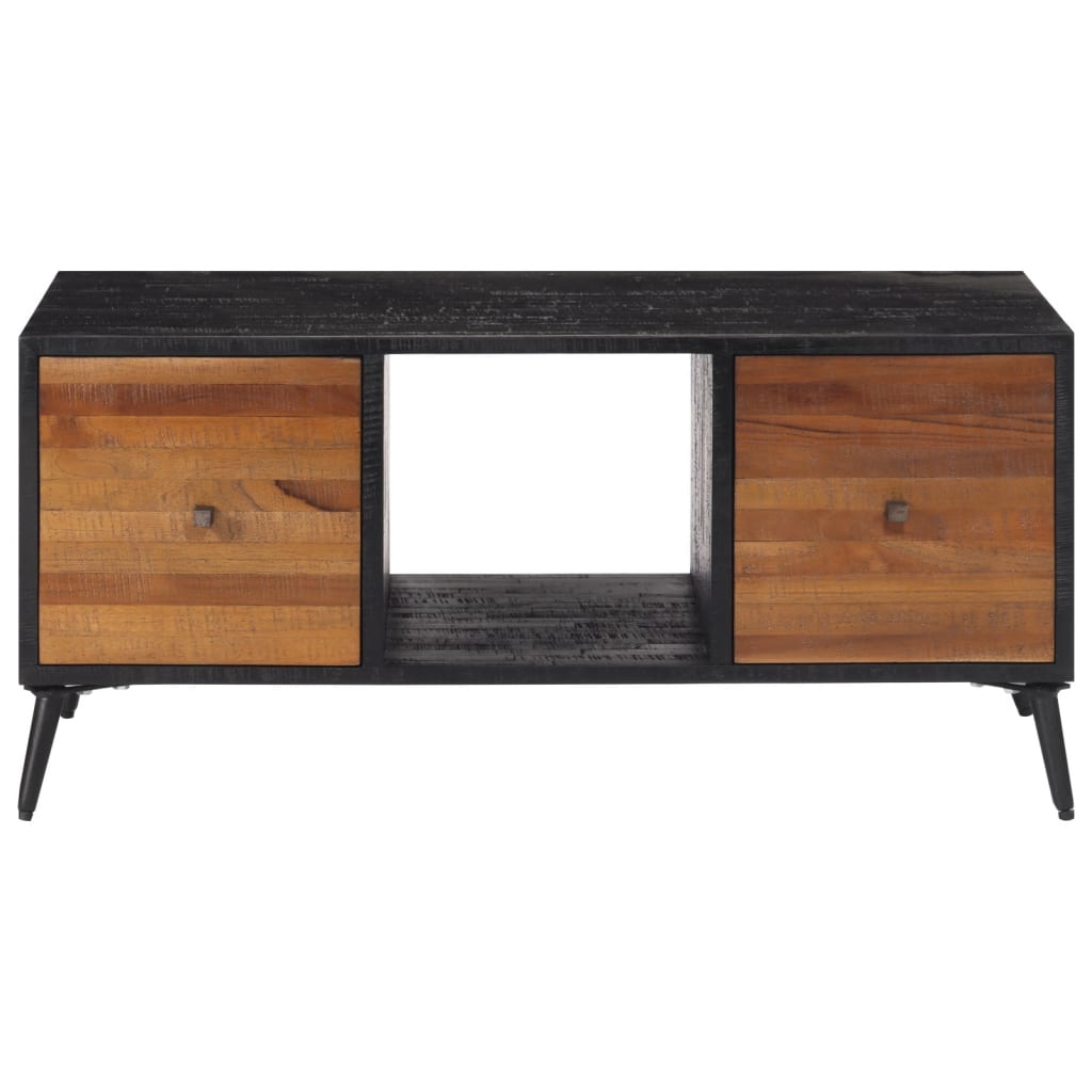 Salontafel 90x50x41 cm massief gerecycled teakhout is nu te koop bij PeponiXL, paradijselijk wonen!