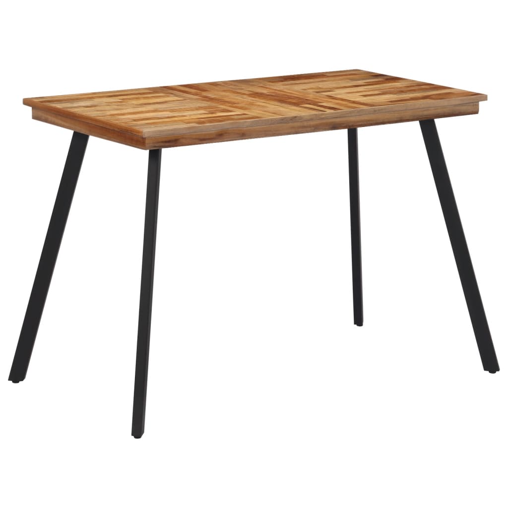 Eettafel 120x62x76 cm massief teakhout is nu te koop bij PeponiXL, paradijselijk wonen!