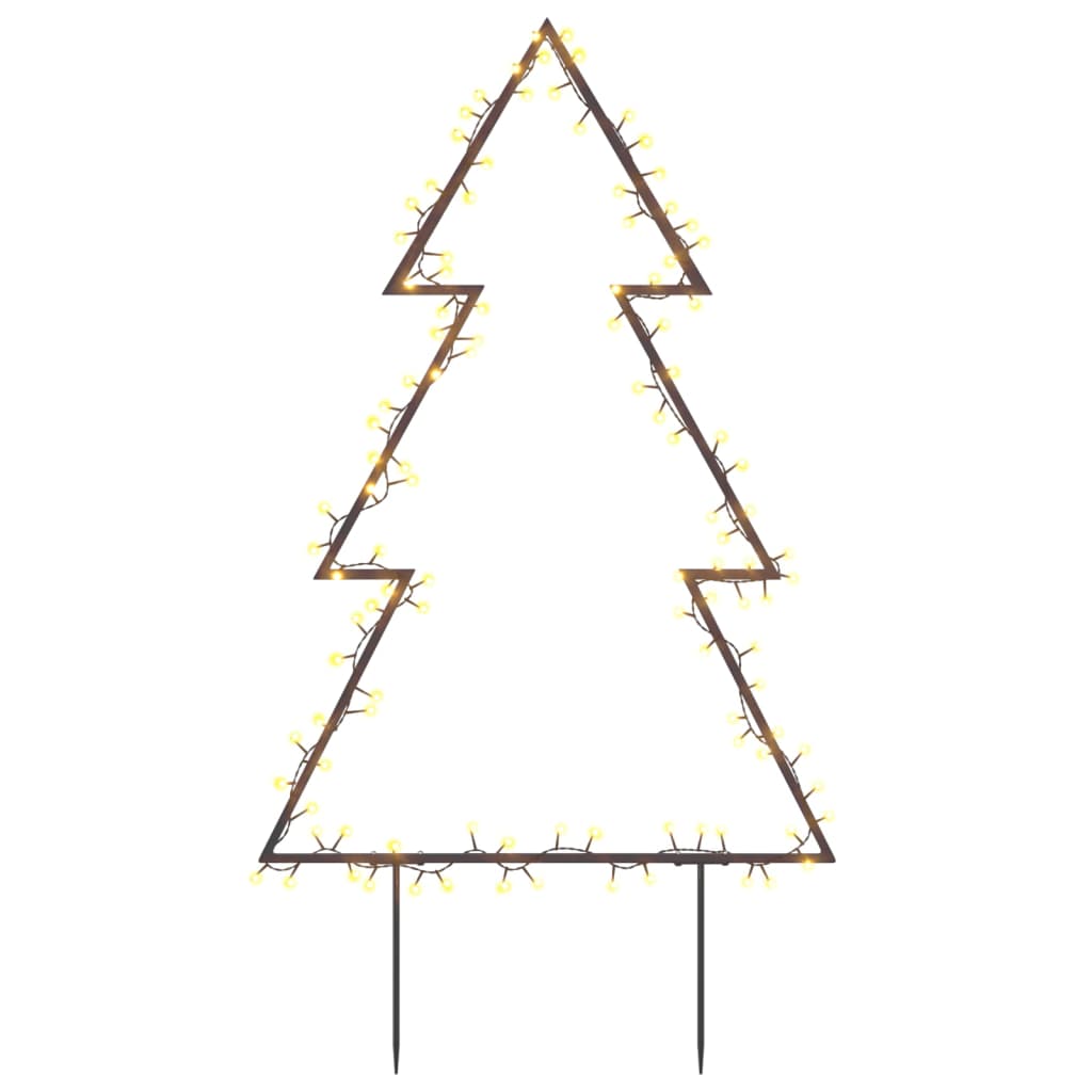 Kerstverlichting kerstboom met grondpinnen 115 LED's 90 cm is nu te koop bij PeponiXL, paradijselijk wonen!