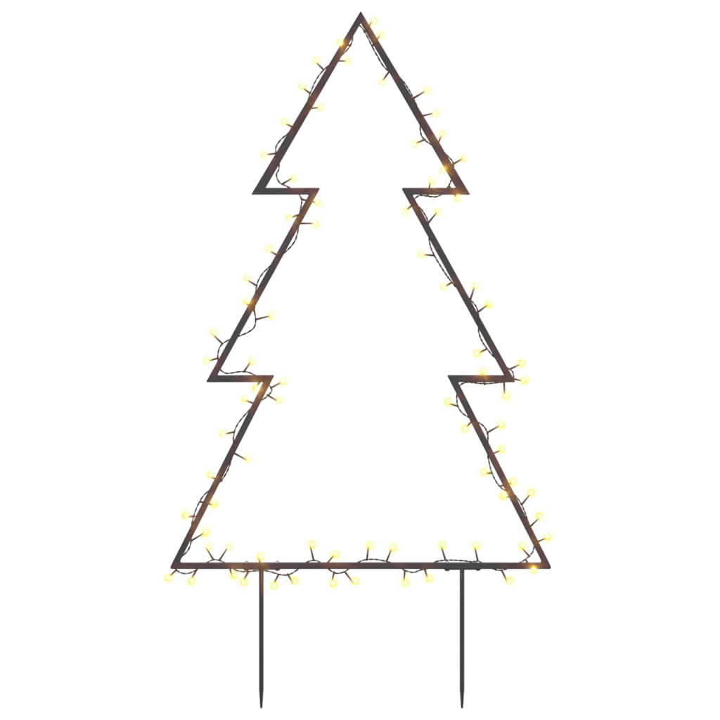 Kerstverlichting kerstboom met grondpinnen 80 LED's 60 cm is nu te koop bij PeponiXL, paradijselijk wonen!