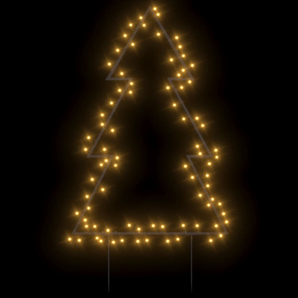 Kerstverlichting kerstboom met grondpinnen 80 LED's 60 cm is nu te koop bij PeponiXL, paradijselijk wonen!