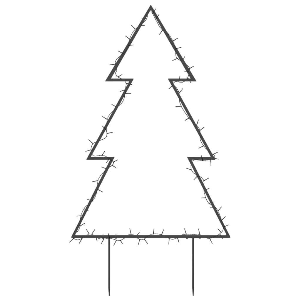 Kerstverlichting kerstboom met grondpinnen 80 LED's 60 cm is nu te koop bij PeponiXL, paradijselijk wonen!