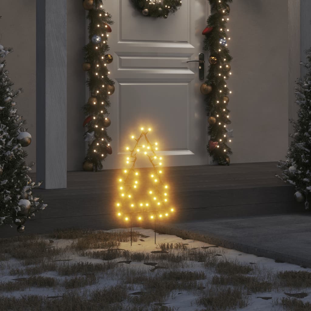 Kerstverlichting kerstboom 3 st met grondpinnen 50 LED's 30 cm is nu te koop bij PeponiXL, paradijselijk wonen!