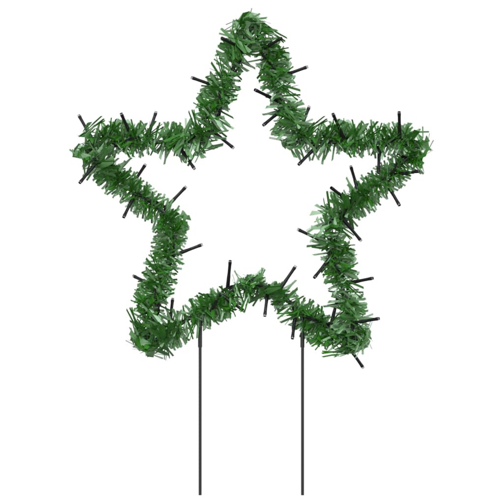 Kerstverlichting ster 3 st met grondpinnen 50 LED's 29 cm is nu te koop bij PeponiXL, paradijselijk wonen!