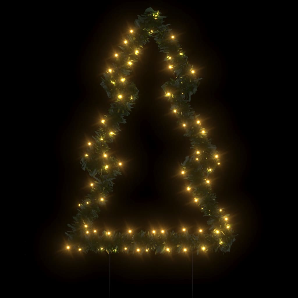 Kerstverlichting kerstboom met grondpinnen 80 LED's 60 cm is nu te koop bij PeponiXL, paradijselijk wonen!