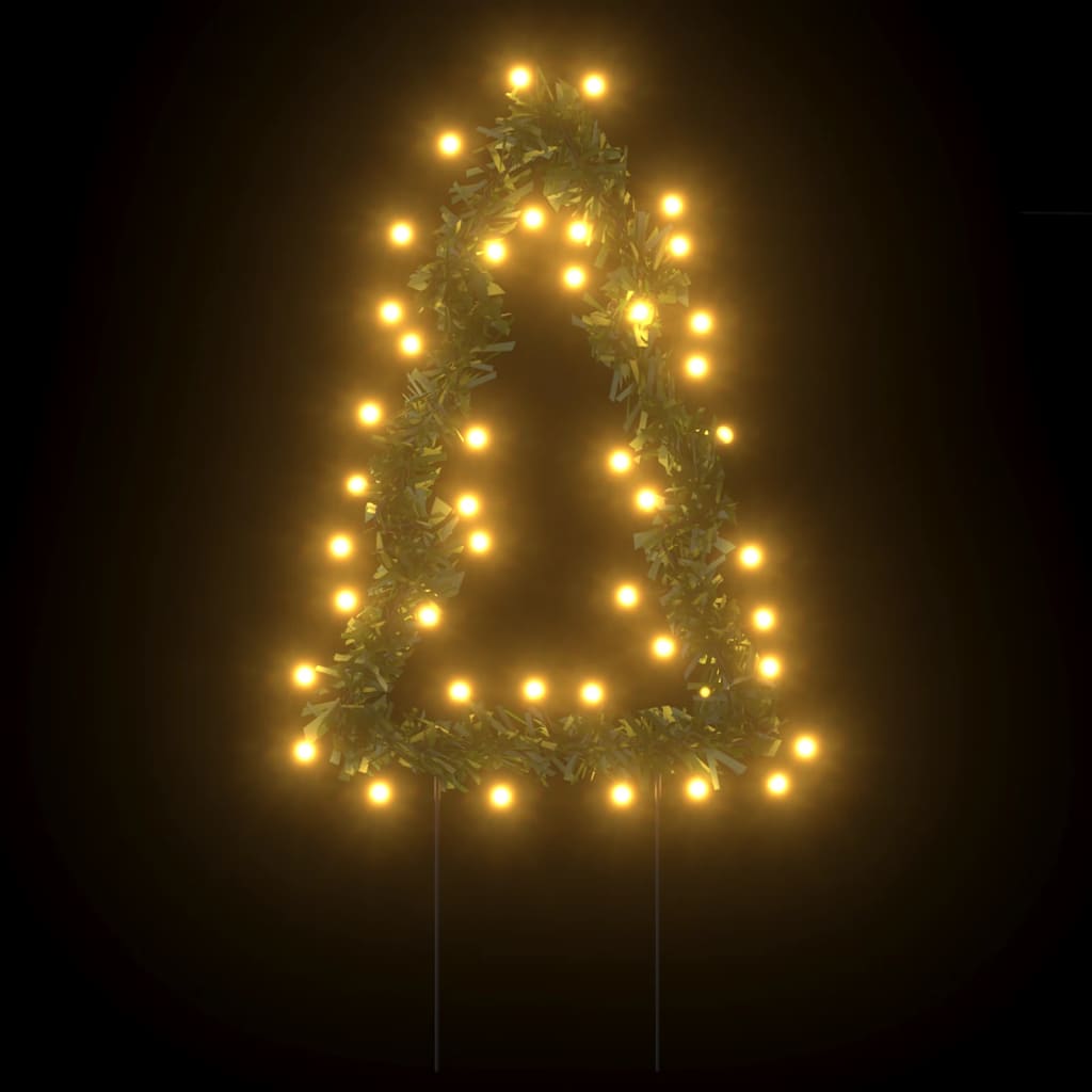 Kerstverlichting kerstboom 3 st met grondpinnen 50 LED's 30 cm is nu te koop bij PeponiXL, paradijselijk wonen!