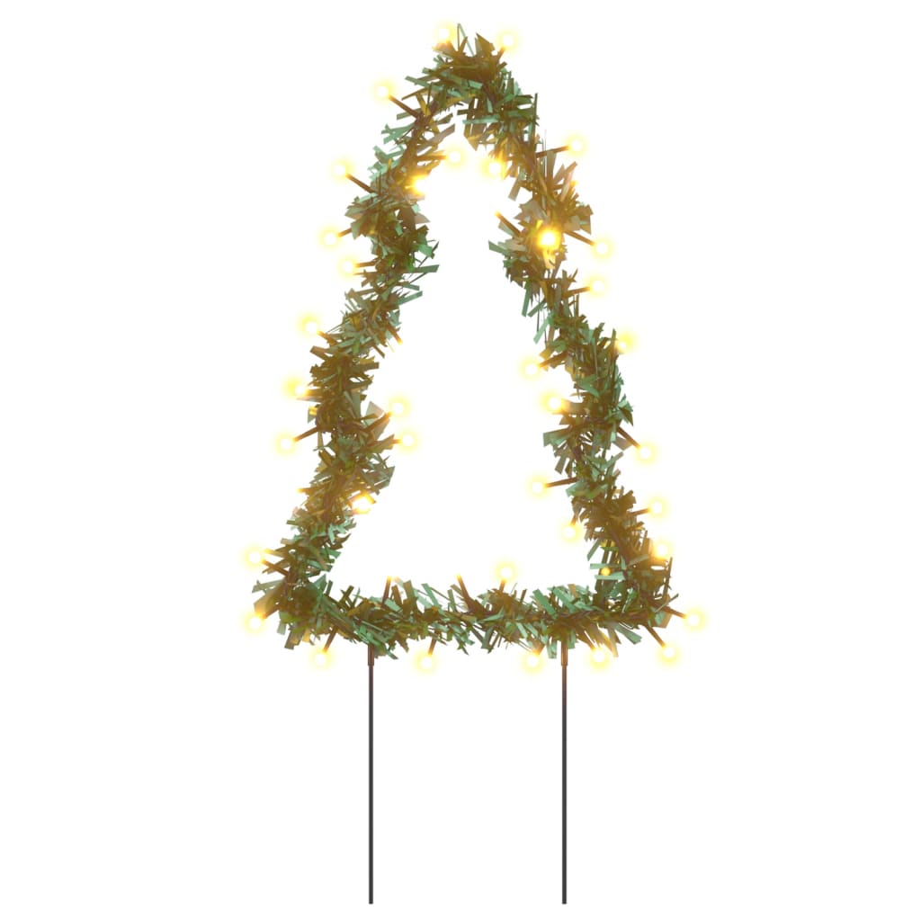Kerstverlichting kerstboom 3 st met grondpinnen 50 LED's 30 cm is nu te koop bij PeponiXL, paradijselijk wonen!