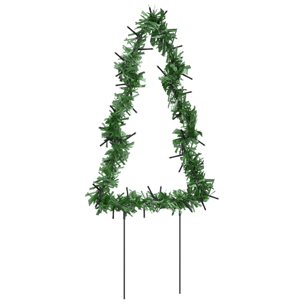 Kerstverlichting kerstboom 3 st met grondpinnen 50 LED's 30 cm is nu te koop bij PeponiXL, paradijselijk wonen!