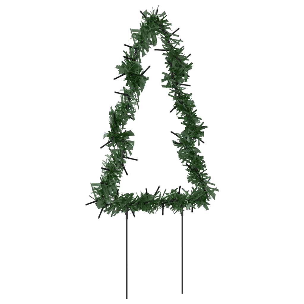 Kerstverlichting kerstboom 3 st met grondpinnen 50 LED's 30 cm is nu te koop bij PeponiXL, paradijselijk wonen!