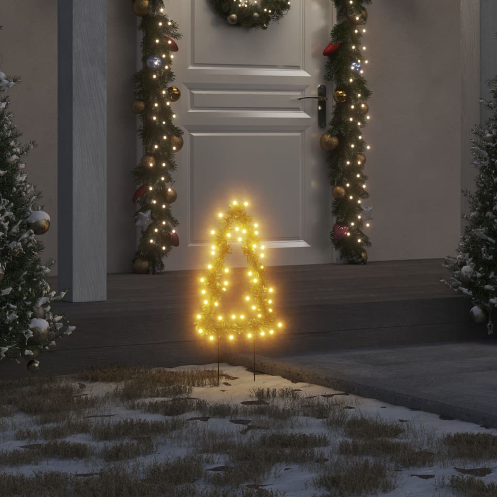 Kerstverlichting kerstboom 3 st met grondpinnen 50 LED's 30 cm is nu te koop bij PeponiXL, paradijselijk wonen!