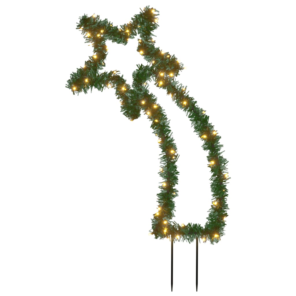 Kerstverlichting meteoor met grondpinnen 80 LED's 62 cm is nu te koop bij PeponiXL, paradijselijk wonen!