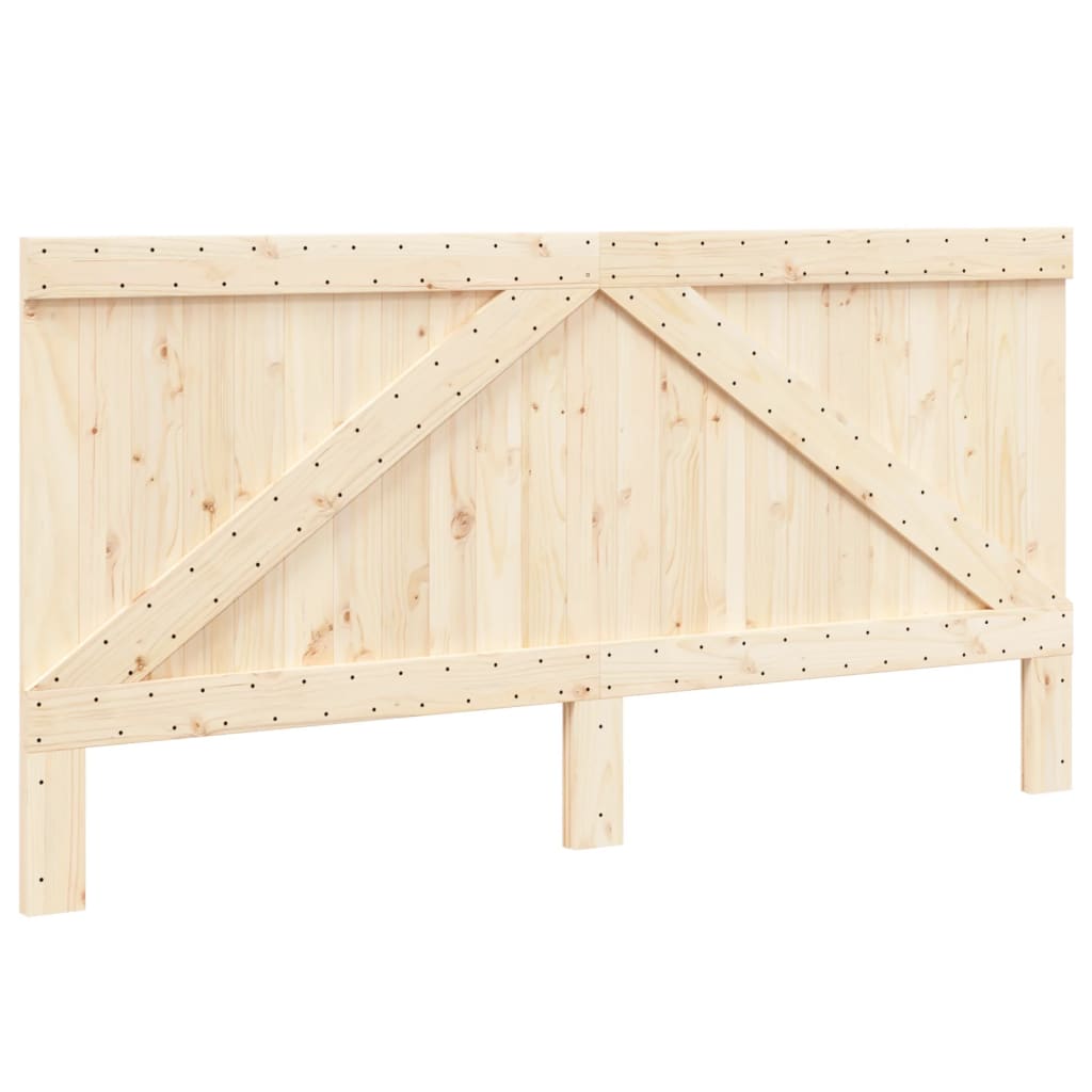 Hoofdbord 200x104 cm massief grenenhout is nu te koop bij PeponiXL, paradijselijk wonen!