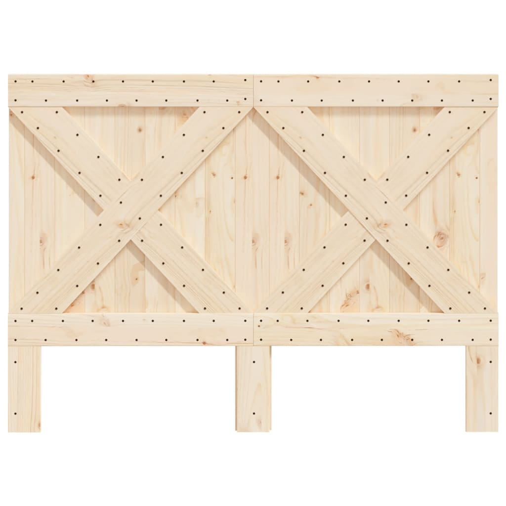 Hoofdbord 140x104 cm massief grenenhout is nu te koop bij PeponiXL, paradijselijk wonen!